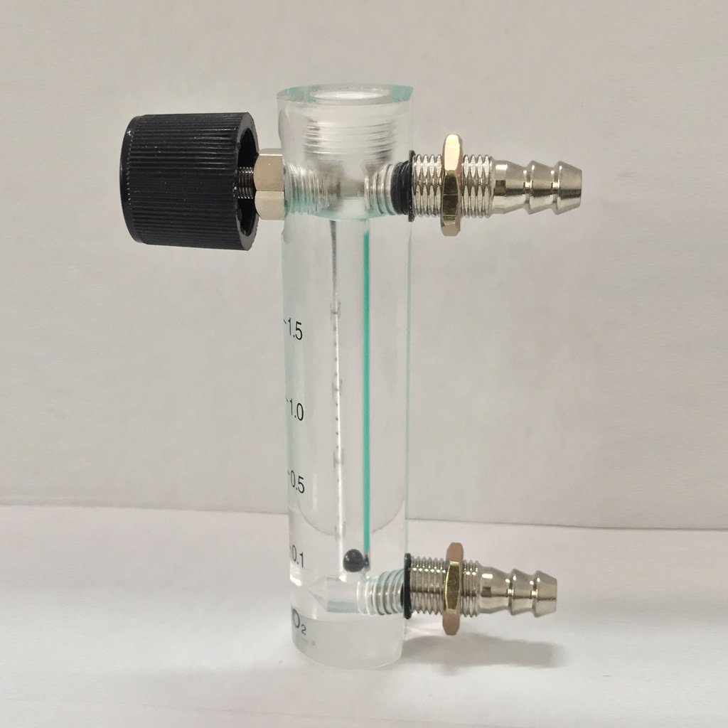 18L D DOLITY Acylic Flowmeter Gas Acrylic Oxygen Flow Meter 0.11LPM