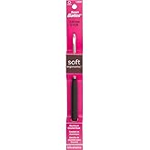 Susan Bates Soft Ergonomic Silvalume Crochet Hook