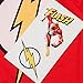 PopFunk Classic Flash Lightning Bolt Logo Womens Premium Cotton Short Sleeve Graphic T-Shirt & Stickers (Medium) Red