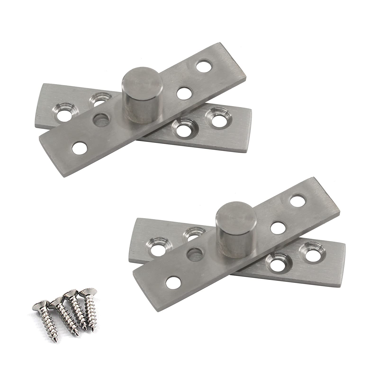 75mm Door Pivot Hinge Stainless Steel Up Down Shaft Hinge (2 Pieces)