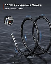 DEPSTECH Triple Lens Borescope, 5" IPS Screen