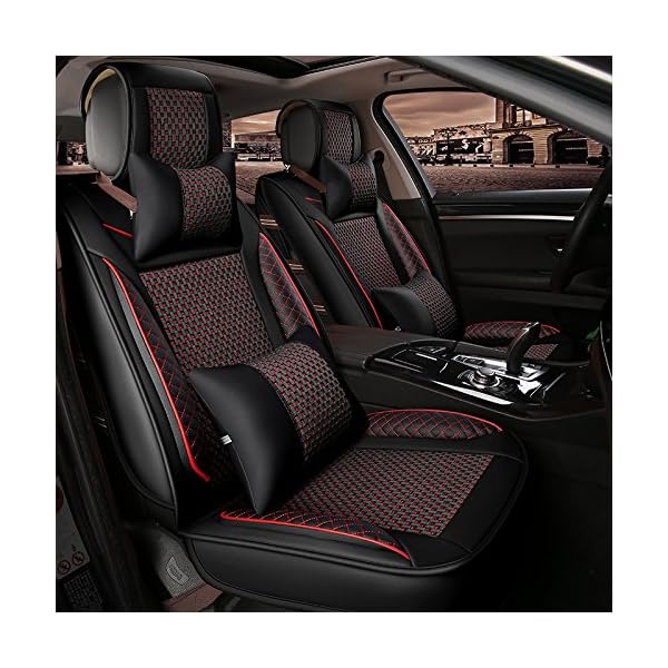 YZL-PU-Leather-Car-Seat-Cover-Cushions-Front-Rear-Full-Set-Suitable-for-year-round-use