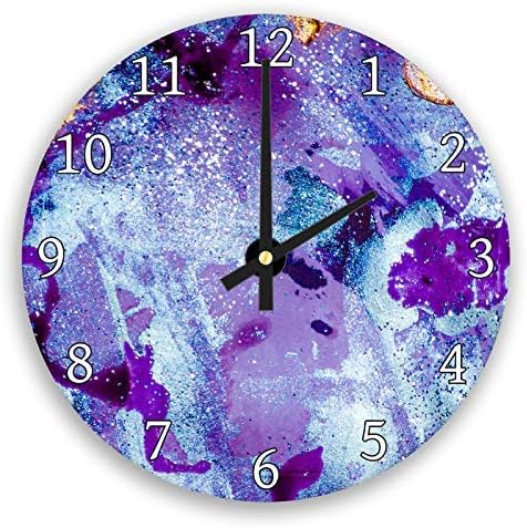 Amazon Com Hiusan Contrast Purple Gold Blue Modern Wood Wall