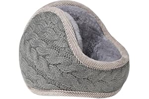 Niction Ear Muffs Winter Women, Womens Winter Earmuffs Unisex Warm Knit Ear Warmers Foldable Ear Muff For Women