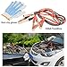 QLOUNI Car Roadside Emergency Kit, Auto Truck Safety Emergency Road Side Assistance Kits with Jumper Cables, First Aid Kit, Tow Rope, Reflective Warning Triangle, Safety Hammer, Auto Plug In Fuse, etc