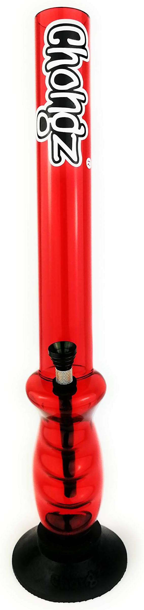 CHONGZ 40cm"Nuffink" Acrylic Pistol Grip Bong (CH023) (Red)