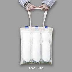 TOPDesign 12-Pack Economical 16"x15" Cotton Tote