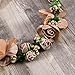 WINOMO Women Girls Flower Headbands Crown Wedding Bridal Hair Wreath Floral Headband Garland