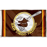 San Diego Padres Retro Vintage Throwback 3x5 Foot Grommet Banner Flag