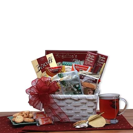 Amazon Com Comfort Of Tea And Cookies Gift Basket Grocery