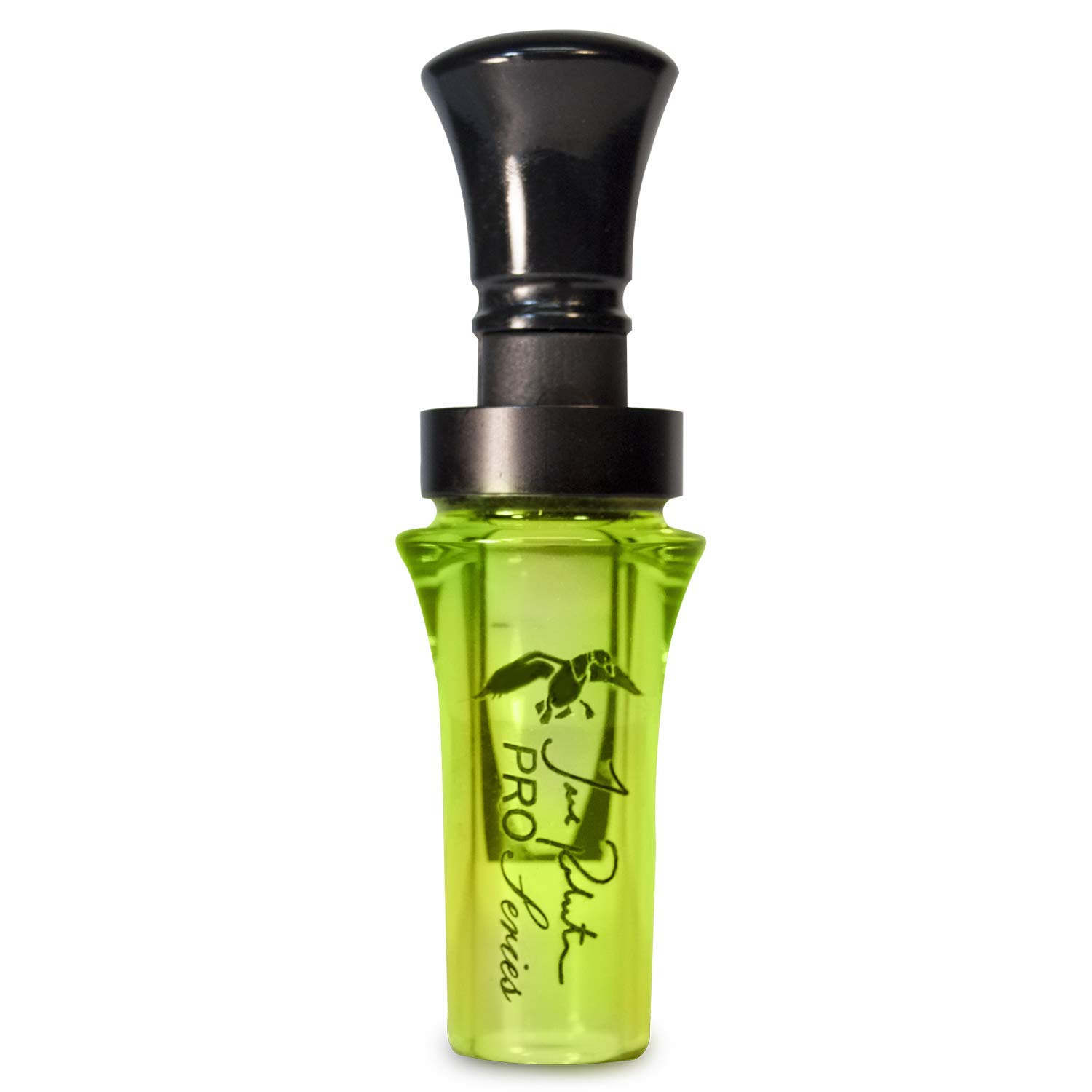 Duck Commander Jase Robertson Pro Series Duck Call - Easy Blowing, Double Reed Acrylic Duck Call for Duck Hunting Accessories - Chartreuse Acrylic