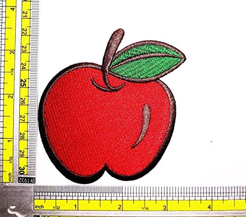 Cute Apple Logo Jacket T shirt Patch Sew Iron on Embroidered