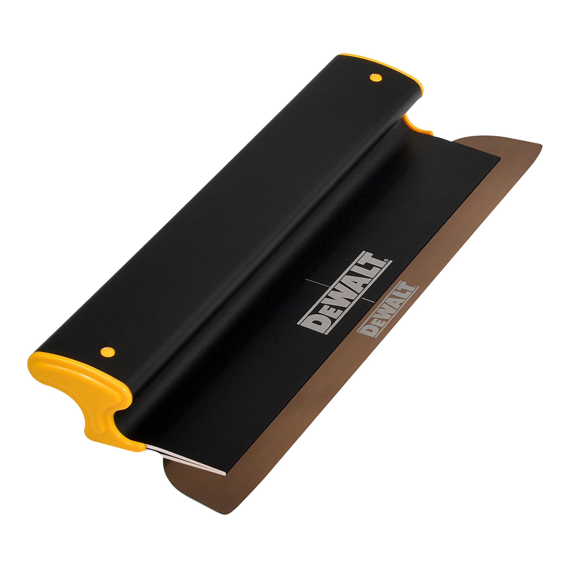 DEWALT Drywall Skimming Blade, 16-Inches | Pro-Grade | Extruded Aluminum & European Stainless Steel Construction | High-Impact End Caps | Sheetrock Gyprock Wall-Board Plasterboard | DXTT-2-916