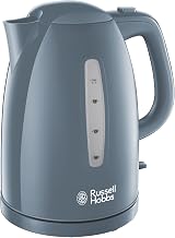 Russell Hobbs Textures Electric 1.7L Cordless Kettle Grey 3KW