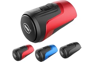 CHRISPHIL Electric Bike Horn with Control Buttons, Black, Waterproof Design