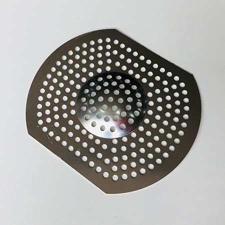 Sink Strainer, Large Aluminum Kitchen Bathroom Basin Sink Strainer Hair Waste Food Stopper Strainer(Silver) - - Amazon.com
