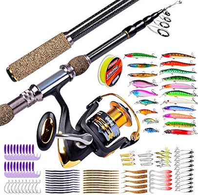 best telescopic fishing rod and reel combo