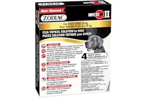 Zodiac® Infestop™ II Flea Topical Solution for Dogs Over 25kg - 4 Tubes