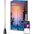eufy Indoor Floor Lamp E10, RGBWW LED, Smart FLoor Lamp for Living Room and Bedroom, 16 Million Colors, 1700 Lumens, Works with Alexa, Google, Endless AI Light Themes for Christmas, Halloween, Black
