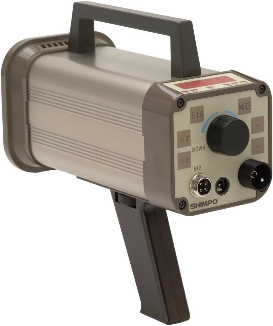 Shimpo DT-315A Heavy Duty Digital Stroboscope with Internal Battery and 120 VAC Adapter