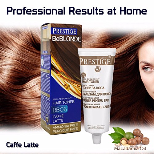 Beblonde Semi Permanent Hair Toner Colour Caffe Latte Bb06 No