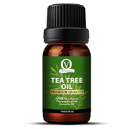 Tea Tree Oil For Skin Acne & Dandruff. 100% Pure, Undiluted, Cold Pressed, Unrefined. Essential Oil for Face, Hair, Skin. Therapeutic AAA+ Grade