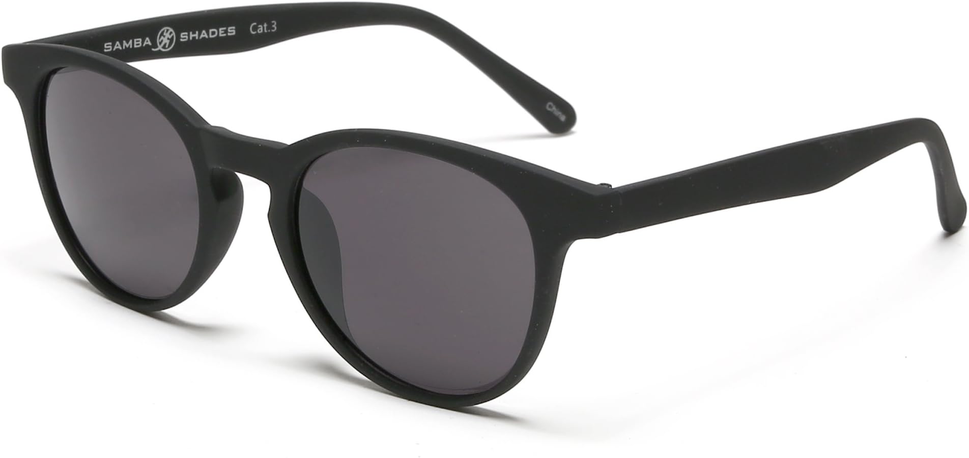Miami Classic Round Horned Rim Sunglasses