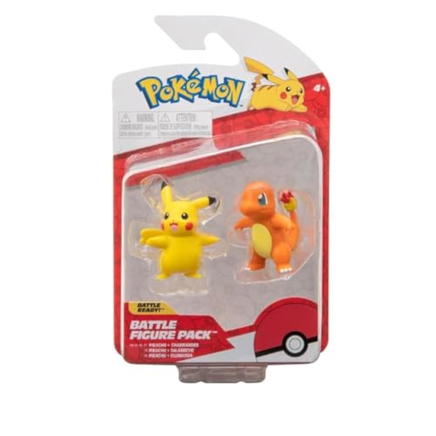 Pokemon Pikachu and Charmander 5 cm Toy Figure