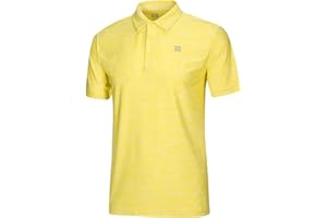 Three Sixty Six Golf Shirts for Men - Dry Fit Short-Sleeve Polo, Athletic Casual Collared T-Shirt