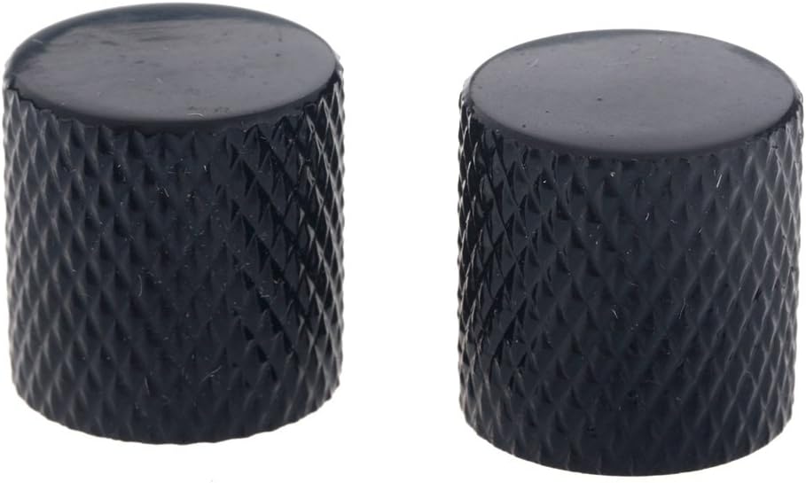 Musiclily Metric 6mm Metal Guitar Flat Top Dome Knobs Volume Tone Control Knobs for Fender Telecaster Tele Electric Guitar Precision Bass - Image 3