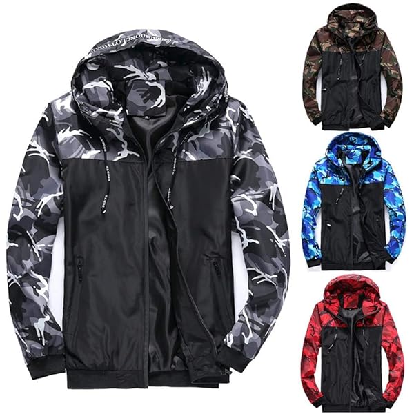 MFCT Men's Ultra-thin Lightweight Windbreaker (Black, Small) at