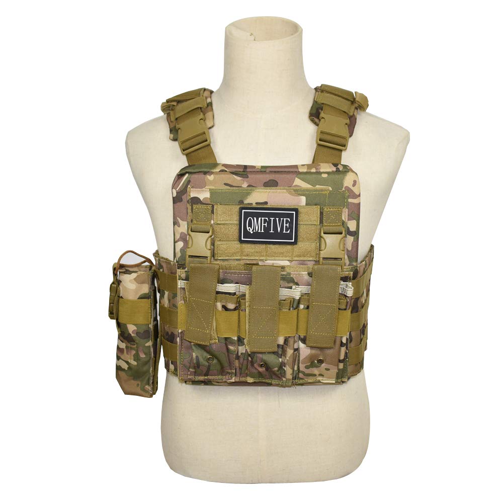 Buy QMFIVE Airsoft Vest, Plate Carrier, JPC Combat Vest Wargame Molle