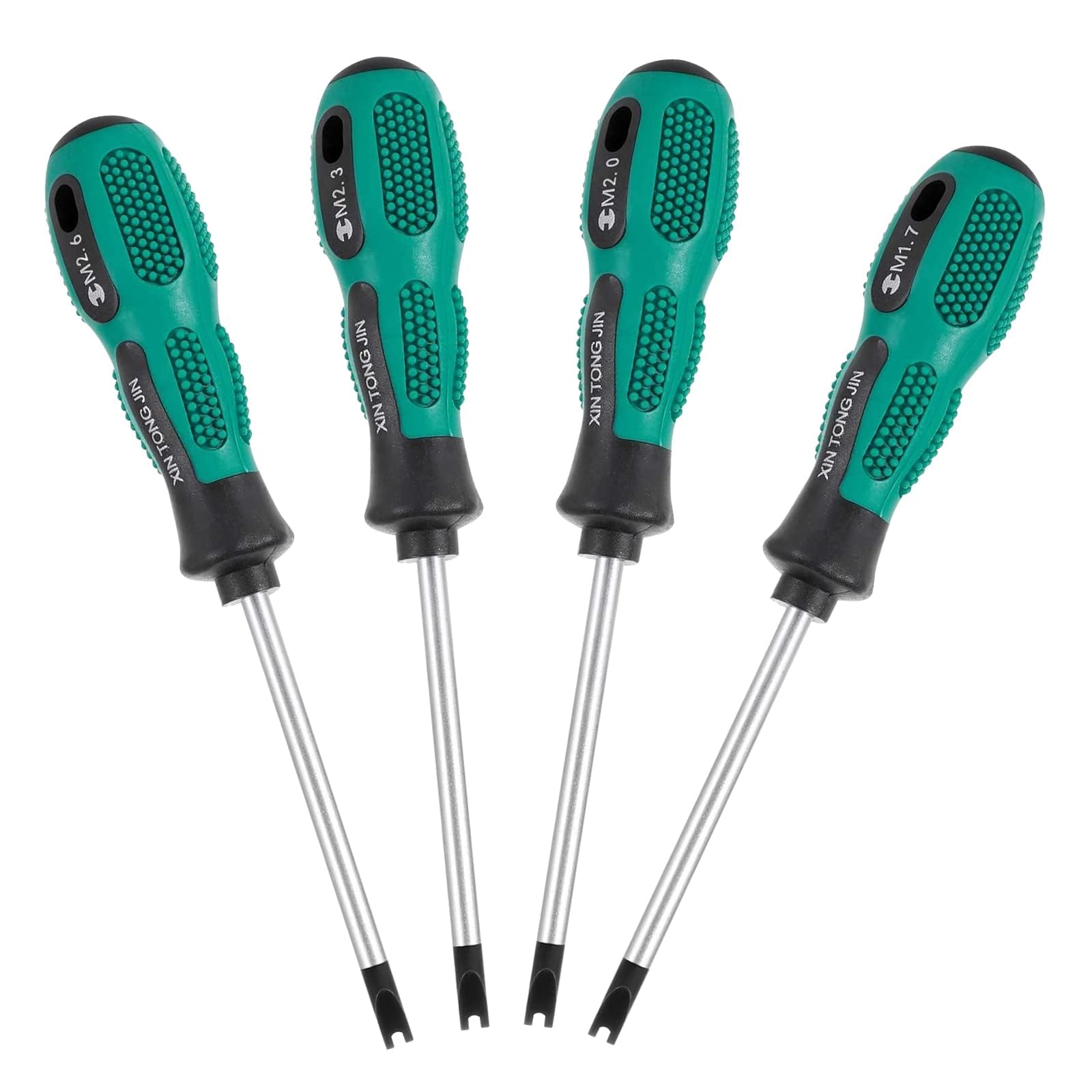 4Pcs U Screwdriver Set, Tri-Point Screwdriver Kit, U Fork Type Screw Driver CRV Precision Multifunctional Screwdrivers Hand Repair DIY Tools Kit with Heavy Duty Chrome Vanadium Steel Made