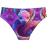 Fowototi Women's Underwear Low Waisted Briefs Soft Breathable Ladies Panties