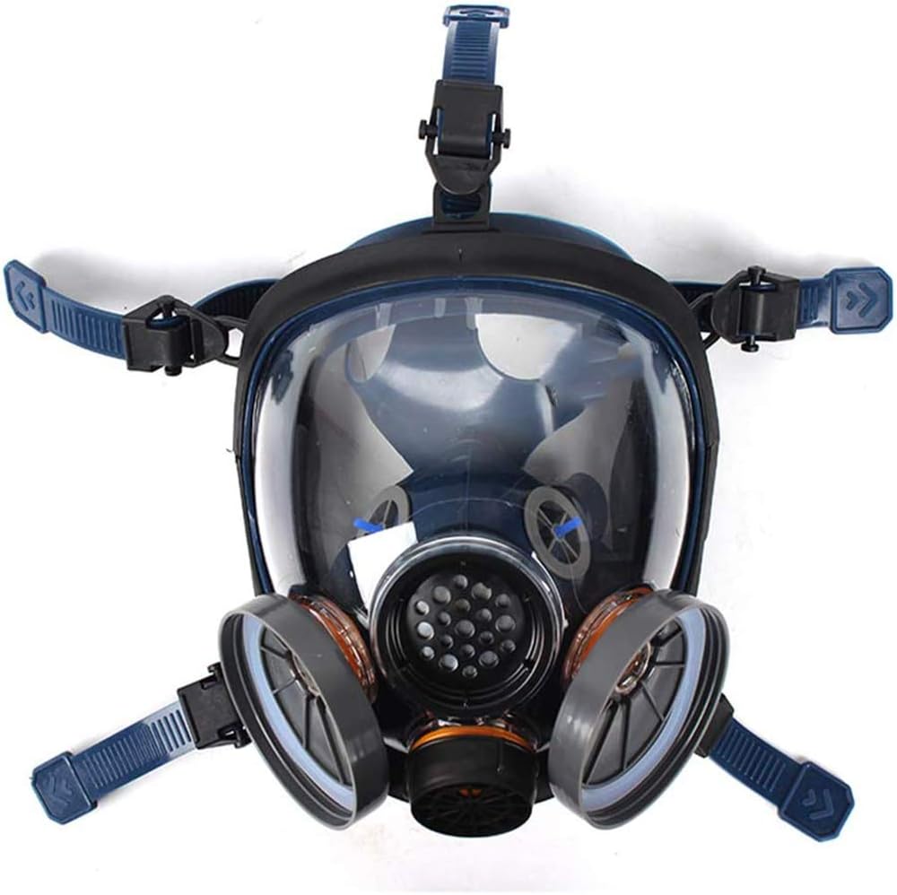 YLOVOW Respirator Gas Mask Widely Used in Organic Gas, Paint Spray, Chemical, Woodworking, Dust Protection