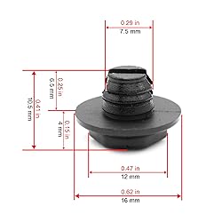 RTRHINOTUNING 100pcs Wheel Rivets Nuts for