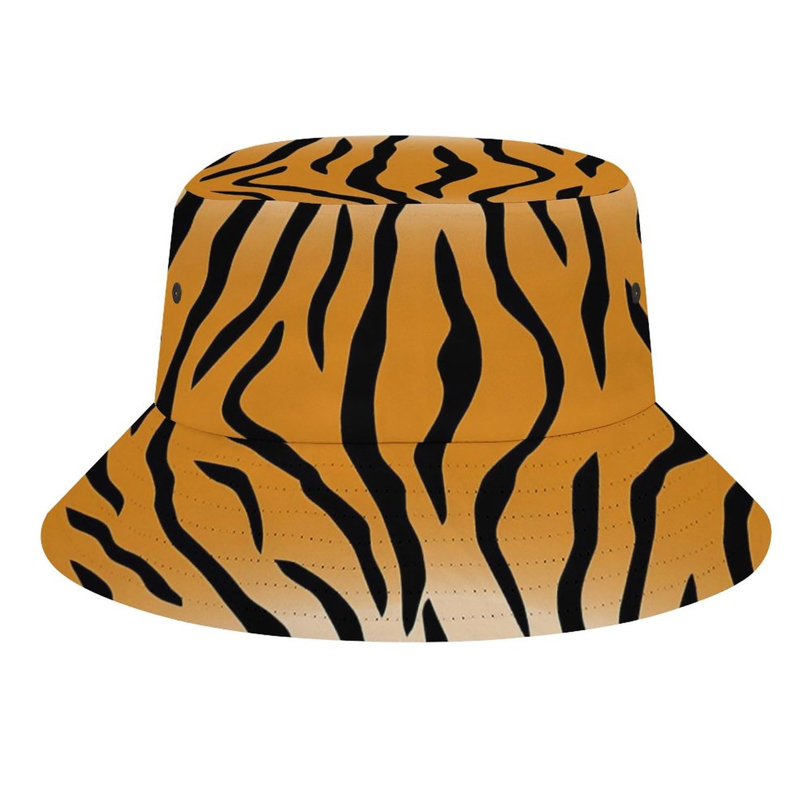 Tiger Bucket Hat for Women Men, Outdoor Foldable UV