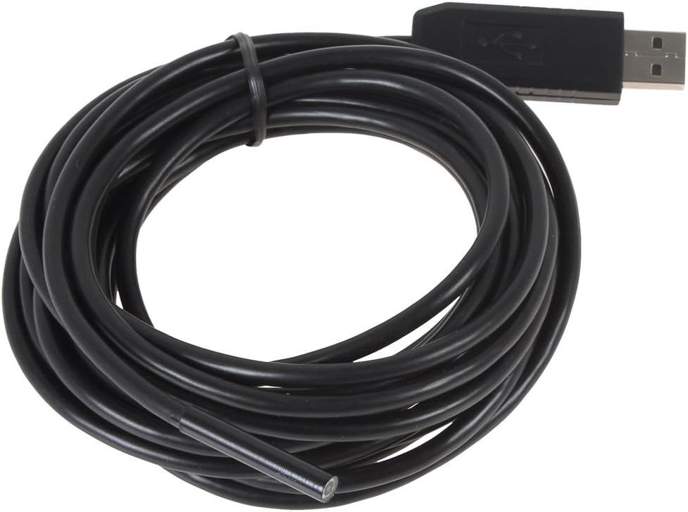 YPC-127 Mini 5M Cable 5.5mm Lens Borescope USB2.0 Tube Snake Endoscope Inspection Camera with 6 LED