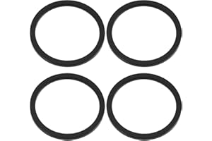AS Axis Spindleon 4pcs Bike 2.5mm Bottom Bracket Spacer 35.1x40x2.5mm Black Aluminum Compatible with Shimano