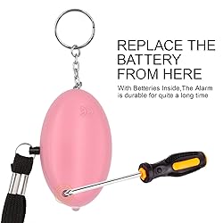 KOSIN Safe Sound Personal Alarm, 8 Pack 140DB