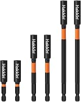 Hakkin Magnetic Bit Holder Set 6Pcs 1/4 Inch Hex Shank S2 Steel Extension view 1