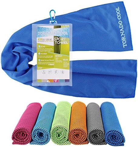 Cooling Towel, Instant Chilling Cold Towels for Sports, Swimming, Women, Yoga, Workout, Athletes, Gym, Neck, Golf, Travel Camping & More