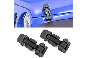 EJDRFN Hood Latch for Jeep JK,Hood Catch for Jeep Wrangler,Hood Latches Compatible with Jeep Wrangler Jk/JKU 2007-2018,1Pair,55395653AD