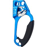 NewDoar UIAA &amp; CE Certified Hand Ascender Rock Climbing Tree Arborist Rappelling Gear Equipment Rope Clamp for 8~13MM Rope