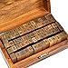 70pcs Alphabet Stamps Vintage Wooden Rubber Letter Number And Symbol Stamp Set For DIY Craft Card Making Happy Planner Scrapbooking Supplies