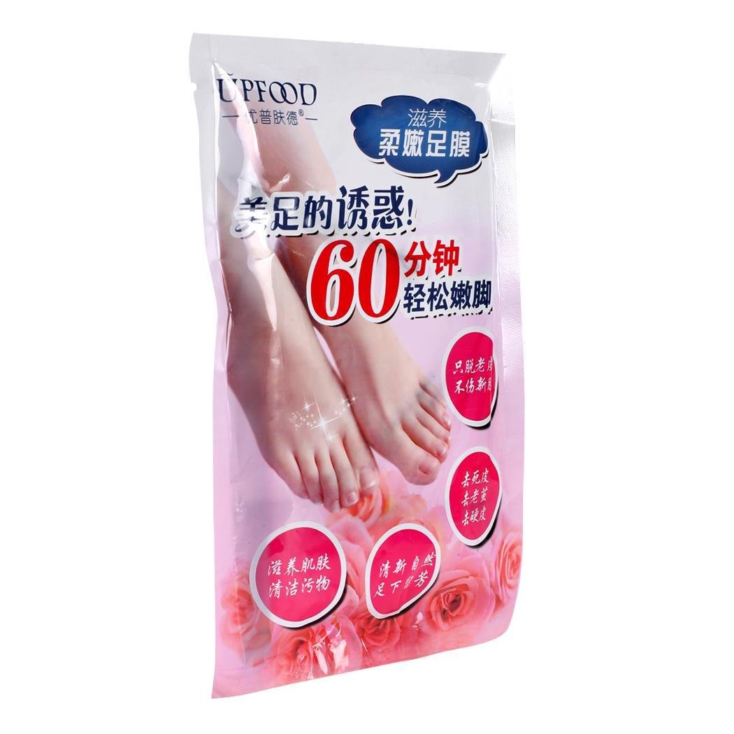 Minlop Peeling Fußpeeling Fußpflaster Erneuerungsmaske Entfernen Sie Harte Abgestorbene Haut Nagelhaut Ferse Fusspflaster, 1 Paar