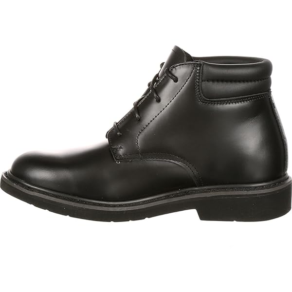 ROCKY MEN’S FQ00501-8 CHUKKA BOOT, BLACK, 4.5 WIDE