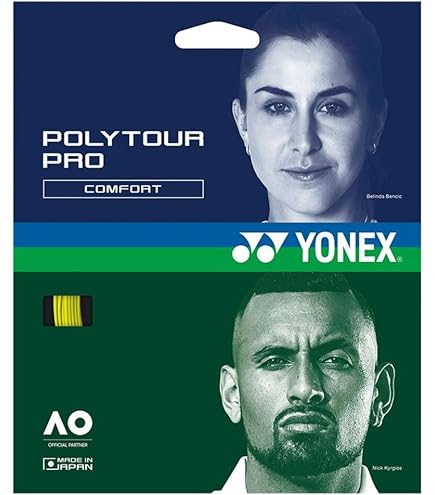 Amazon.com: YONEX Poly Tour Strike Tennis String Black : Sports