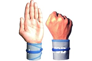 WOD Wear Wrist Wraps for Powerlifting, Strength Training, Bodybuilding, Cross Training, Olympic Weightlifting, Yoga Support - One Size Fits All