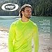 Vapor Apparel Men's Outdoor UPF 50+ Long Sleeve T-Shirt, UV Sun Protection for Fishing, Running, Hiking, L, Safety Yellow